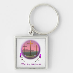 Christ is Risen Keychain