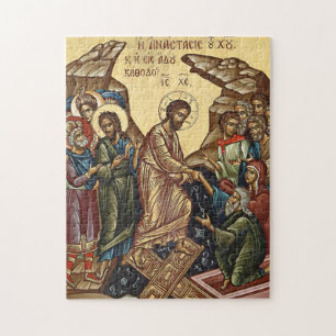 Christ is Risen Orthodox Christian Icon Jigsaw Puzzle