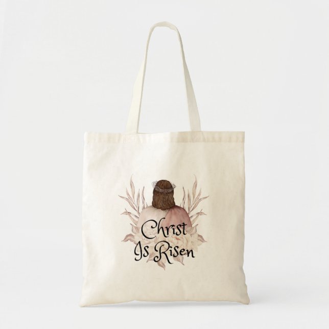 Christ Is Risen Tote Bag (Front)