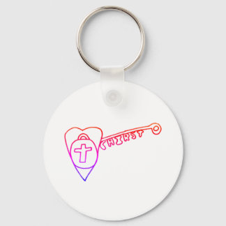 Christ is the Key Acrylic Round Keyring