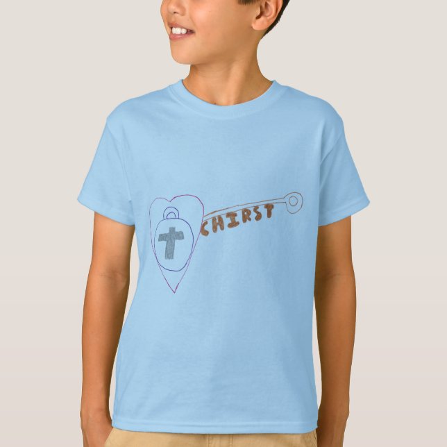 Christ is the Key Kids' Basic T-Shirt (Front)
