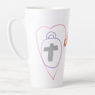 Christ is the Key Latte Mug