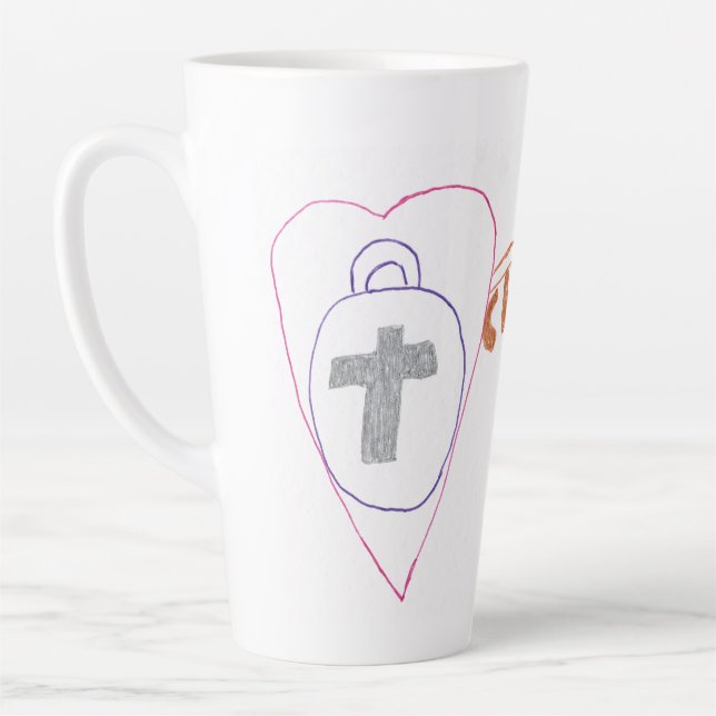 Christ is the Key Latte Mug (Left)