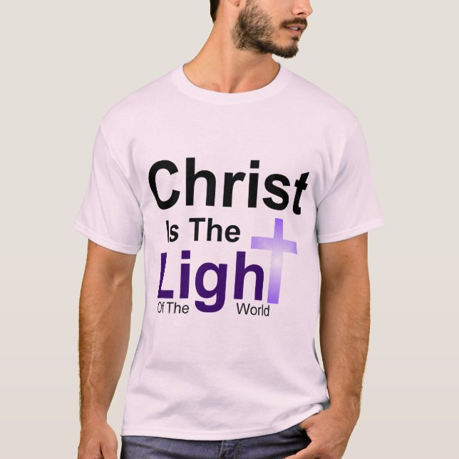 Christ Is The Light Men's Tee (Front)