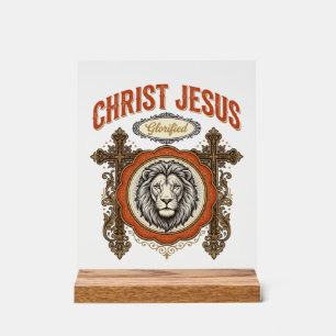 Christ Jésus Lion Vintage Foi