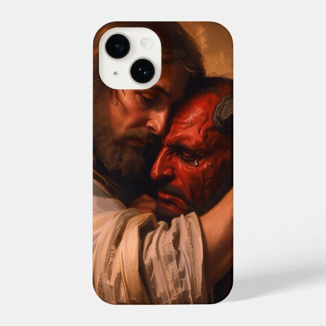 Christ Loving Lucifer III iPhone Case (Back)