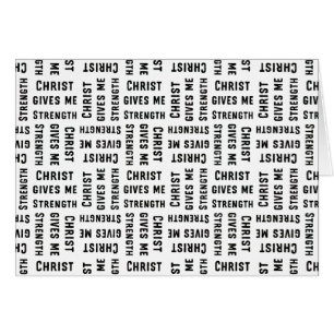 Christ me donne de la force Parakaleo carte de not