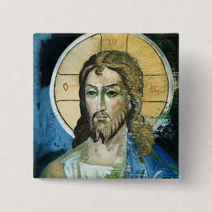 Christ Mural painting 2 Inch Square Button
