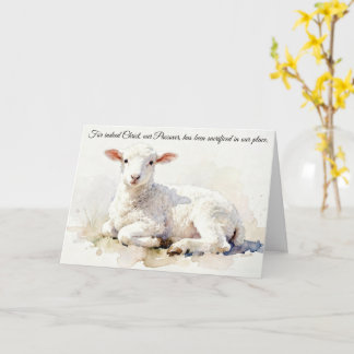 Christ notre Pâque : carte de Pâque chrétienne