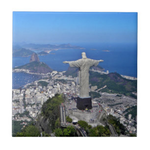 CHRIST ON CORCOVADO MOUNTAIN TILE