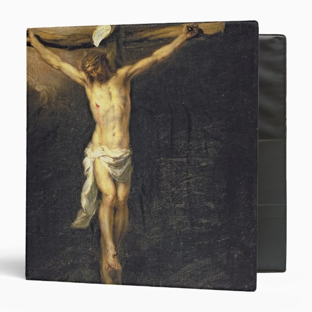 Christ on the Cross, 1672 Binder (Front/Inside)