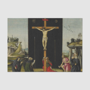 Christ on the Cross by Sandro Botticelli Tissue Paper