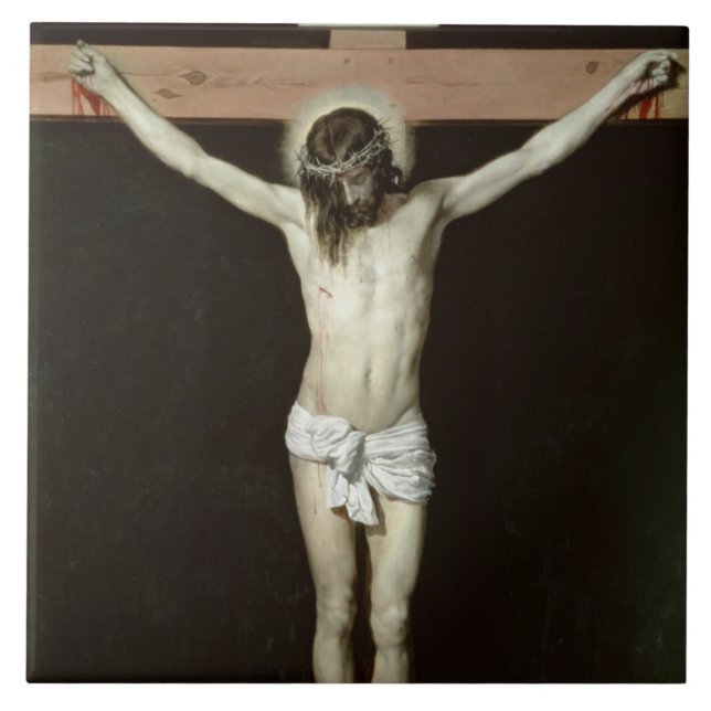 Christ on the Cross, c.1630 Tile (Front)