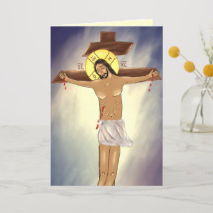 Christ on the Cross Card
