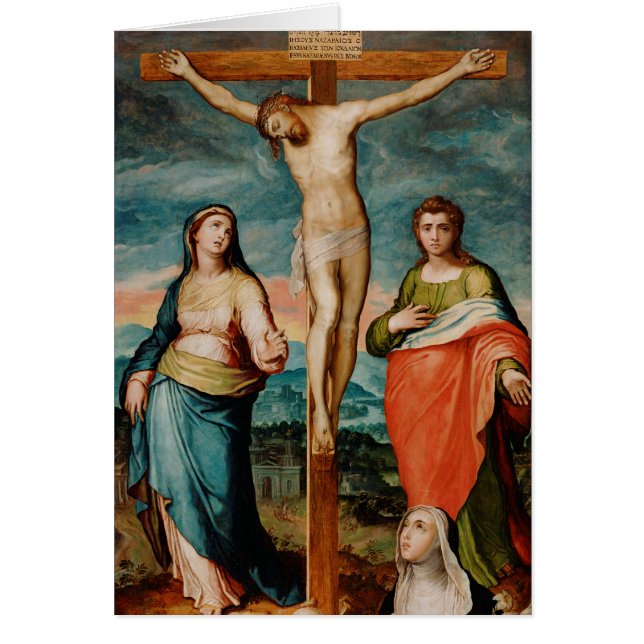 Christ on the Cross with Saints (Front)
