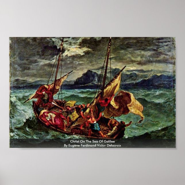 Christ On The Sea Of Galilee Poster (Front)