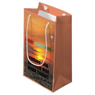 Christ Our Saviour Was Born Today Small Gift Bag