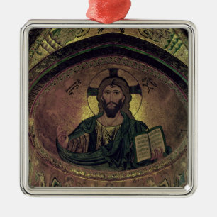 Christ Pantocrat in the apse Metal Ornament