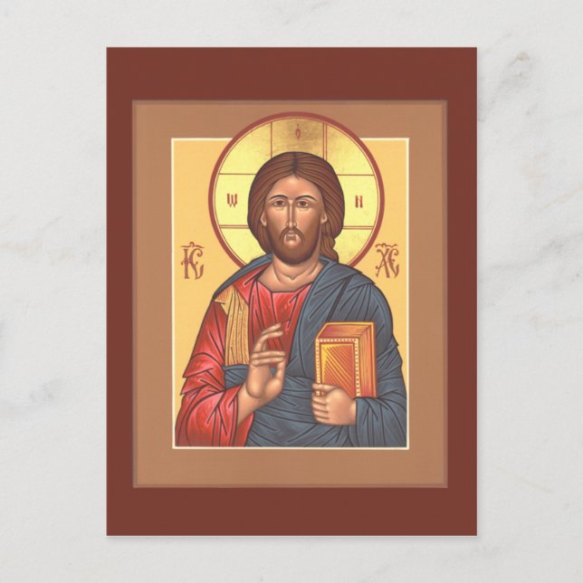 Christ Pantocrator Postcard (Front)