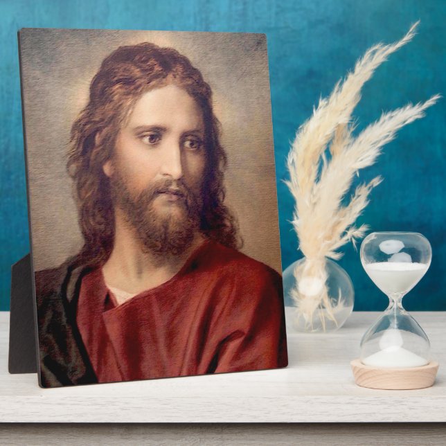 Christ par Heinrich Hofmann Masterpiece Plaque (Côté)