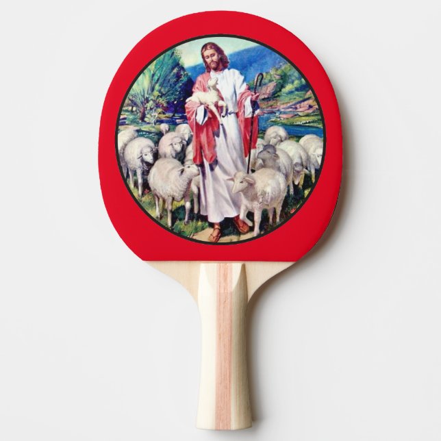 Christ Ping Pong Paddle (Front)