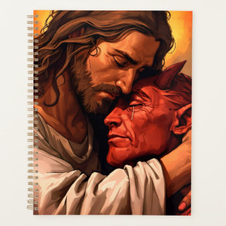 Christ réconfortant Lucifer Planner