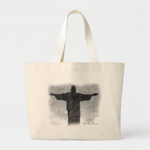 Christ Redeemer 1 Large Tote Bag