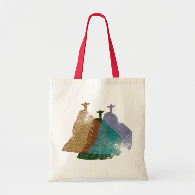 Christ Redeemer digital illustration Tote Bag (Front)