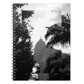 Christ seen from the street - effect notebook