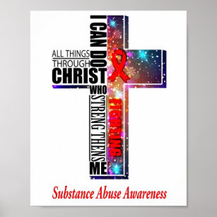 Christ Substance Abuse Awareness Poster