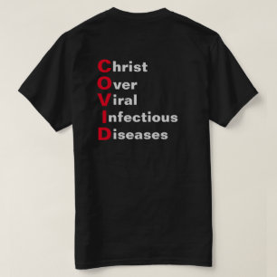 Christ sur le T-shirt COVID
