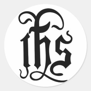 Christ Symbol Classic Round Sticker