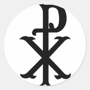 Christ Symbol PX Classic Round Sticker