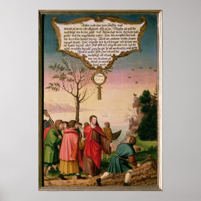 Christ teaching his disciples poster (Front)