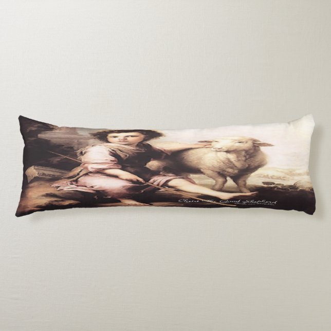 Christ The Good Shepherd Body Pillow (Front)