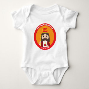 Christ the King Baby Bodysuit
