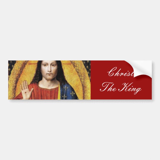 CHRIST THE KING BUMPER STICKER (Front)