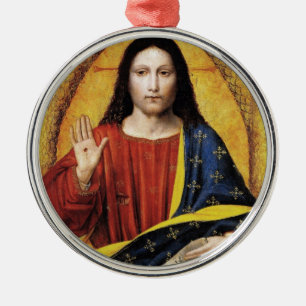 CHRIST THE KING METAL ORNAMENT
