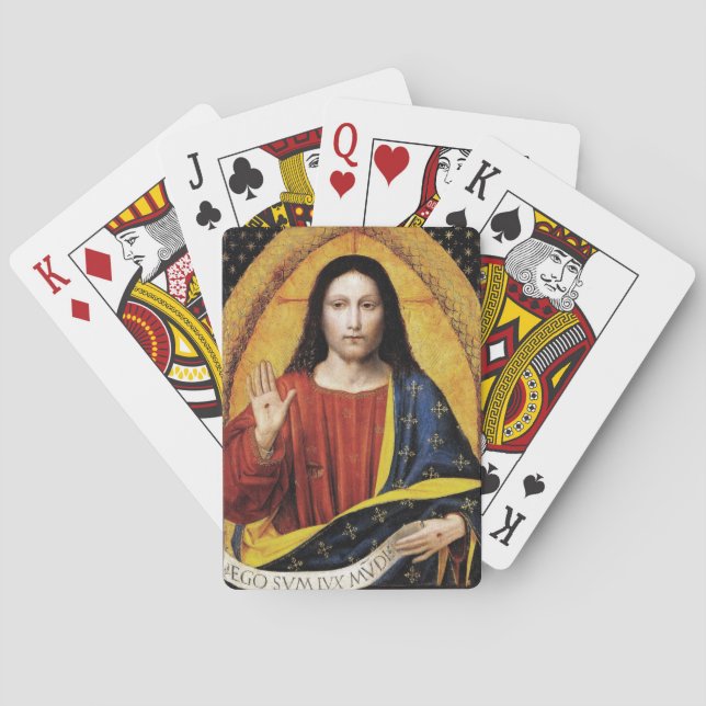 CHRIST THE KING PLAYING CARDS (Back)