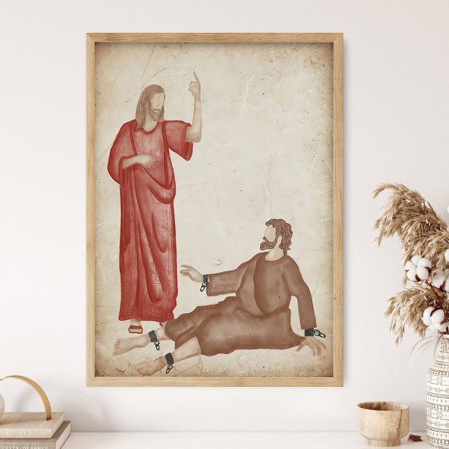 Christ The Liberator_ Scripture Wall Art, Bible St Poster (Creator Uploaded)