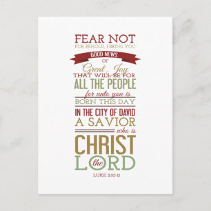 Christ the Lord Postcard