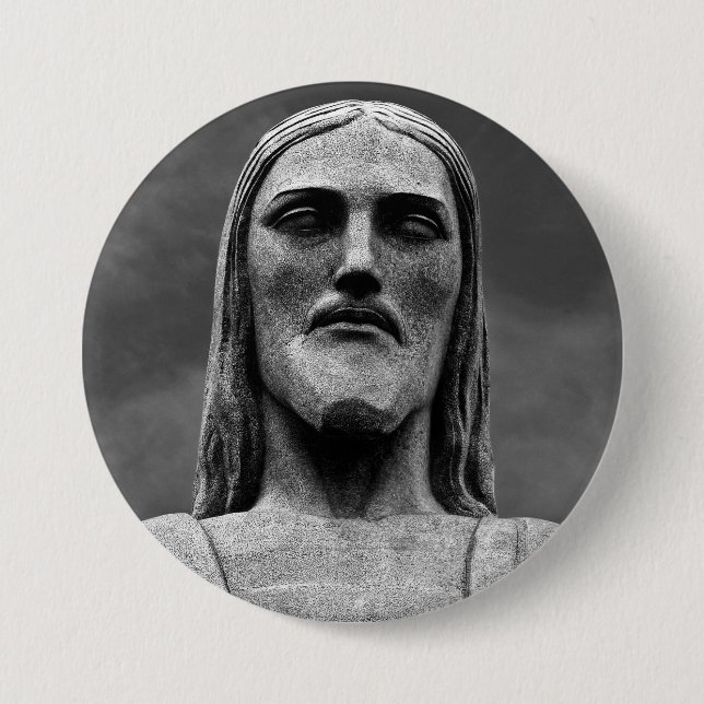 Christ the Redeemer 3 Inch Round Button (Front)