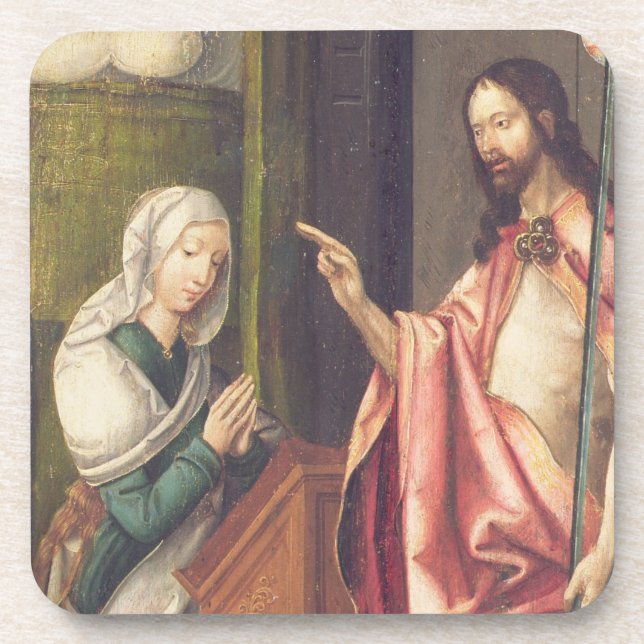 Christ the Redeemer blessing a woman (panel) Coaster (Front)