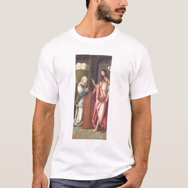 Christ the Redeemer blessing a woman (panel) T-Shirt (Front)