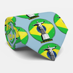 Christ The Redeemer Christian Design Tie