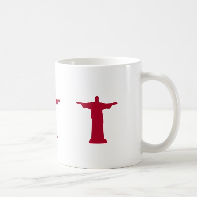 Christ the Redeemer silhouette RJ Coffee Mug (Right)