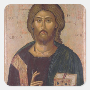 Christ the Redeemer, Source of Life, c.1393-94 Square Sticker