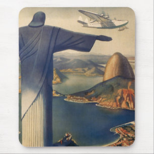 Christ the Redeemer Statue, Rio De Janeiro, Brazil Mouse Pad