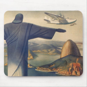 Christ the Redeemer Statue, Rio De Janeiro, Brazil Mouse Pad