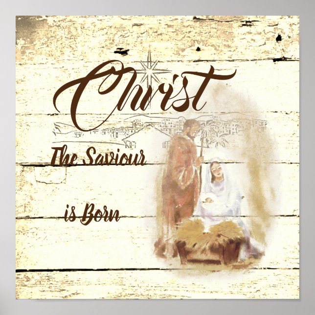 Christ the Saviour is born  Poster (Front)